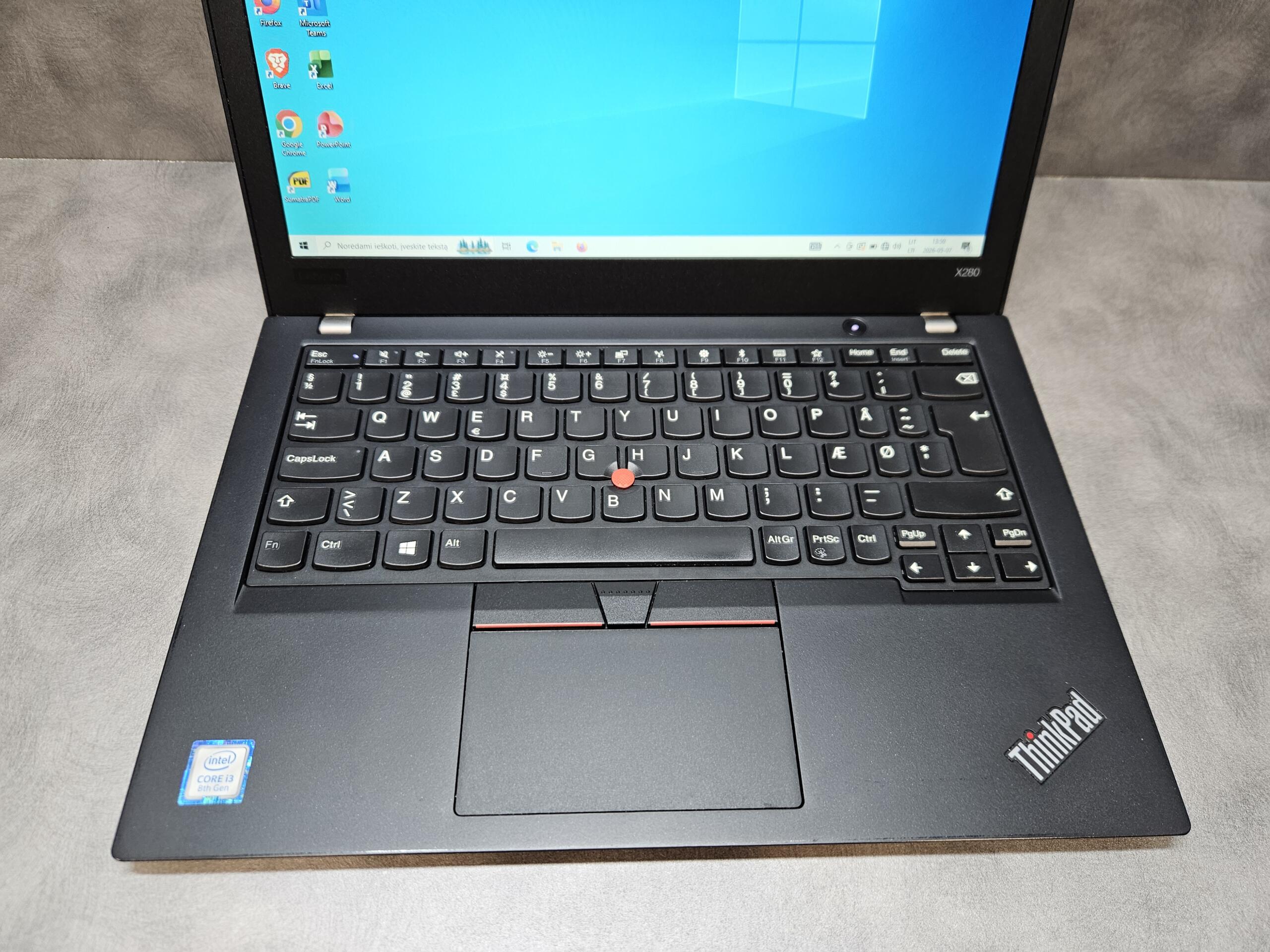 Lenovo ThinkPad X280 | 13.3" HD | i3-8130U | 8GB | SSD 256 GB - Image 2