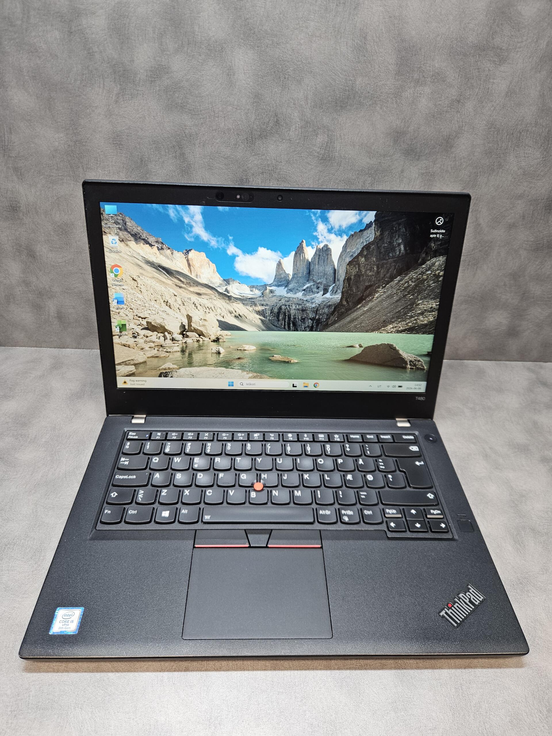 Lenovo ThinkPad T480 | 14.0"FHD IPS TOUCH | i5-8350U | 16GB | SSD 256 GB