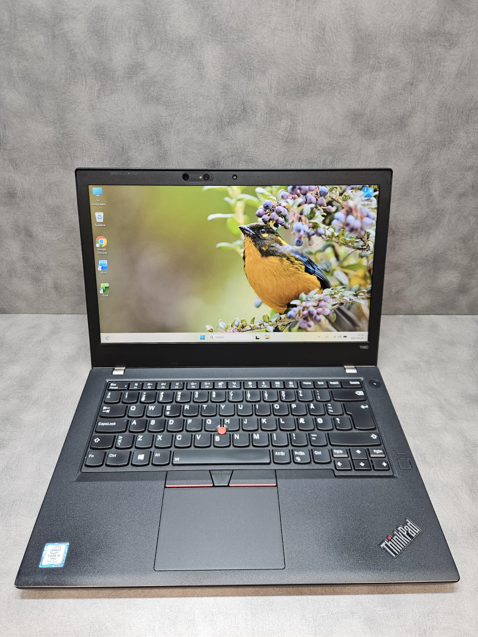 Lenovo ThinkPad T480 | 14" FHD IPS Touch | i5-8350U | 8GB | SSD 256 GB