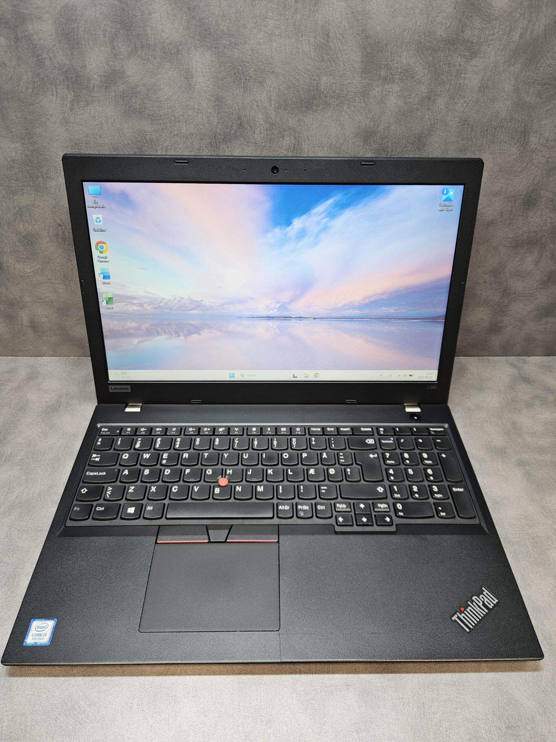 Lenovo ThinkPad L580 | 15.6" HD | i3-8130U | 8GB | SSD 256 GB