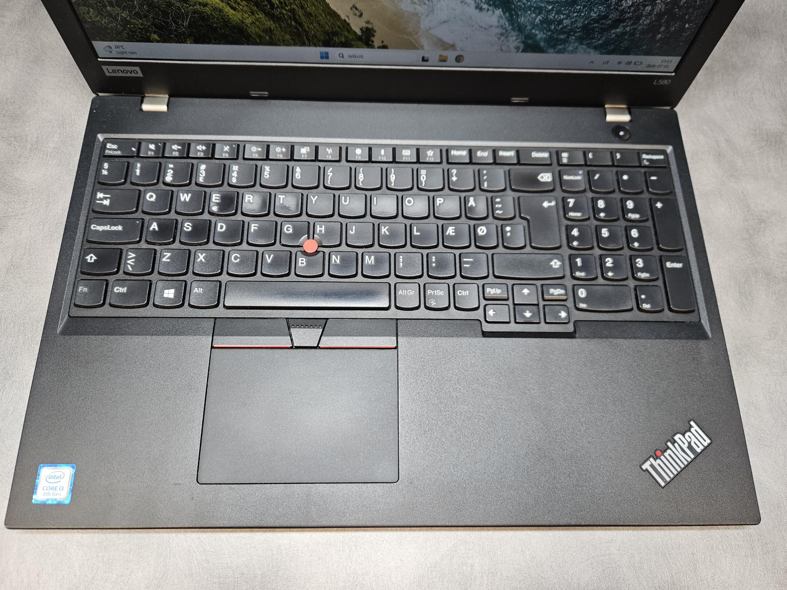 Lenovo ThinkPad L580 | 15.6" HD | i3-8130U | 16GB | SSD 256 GB - Image 2