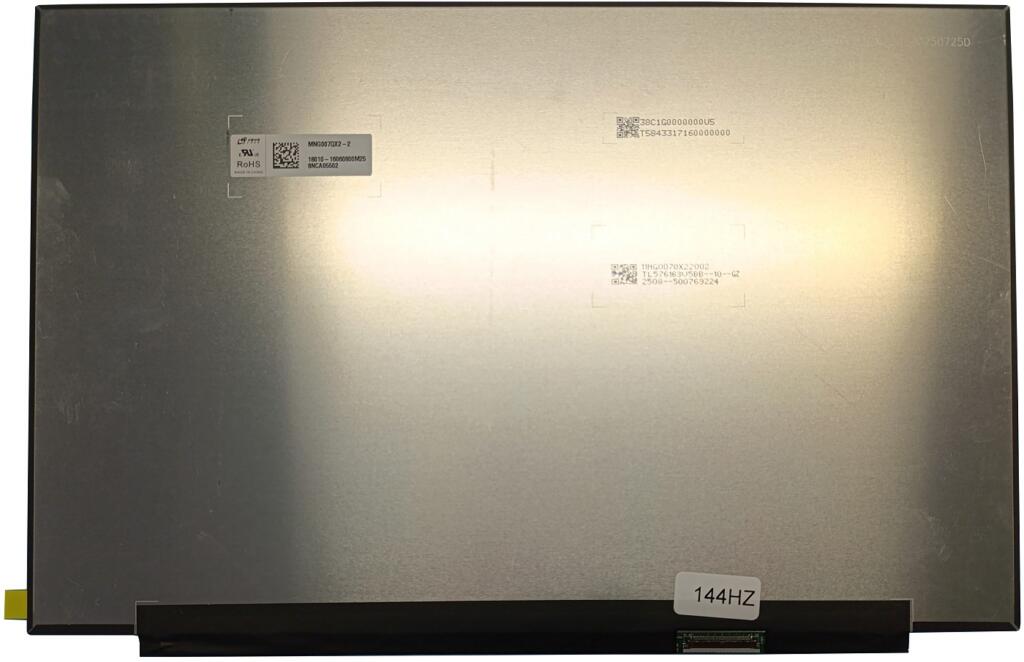 Ekranas 16.0", 1920x1200, 144Hz, matinis, 40pin, dešinėje, IPS