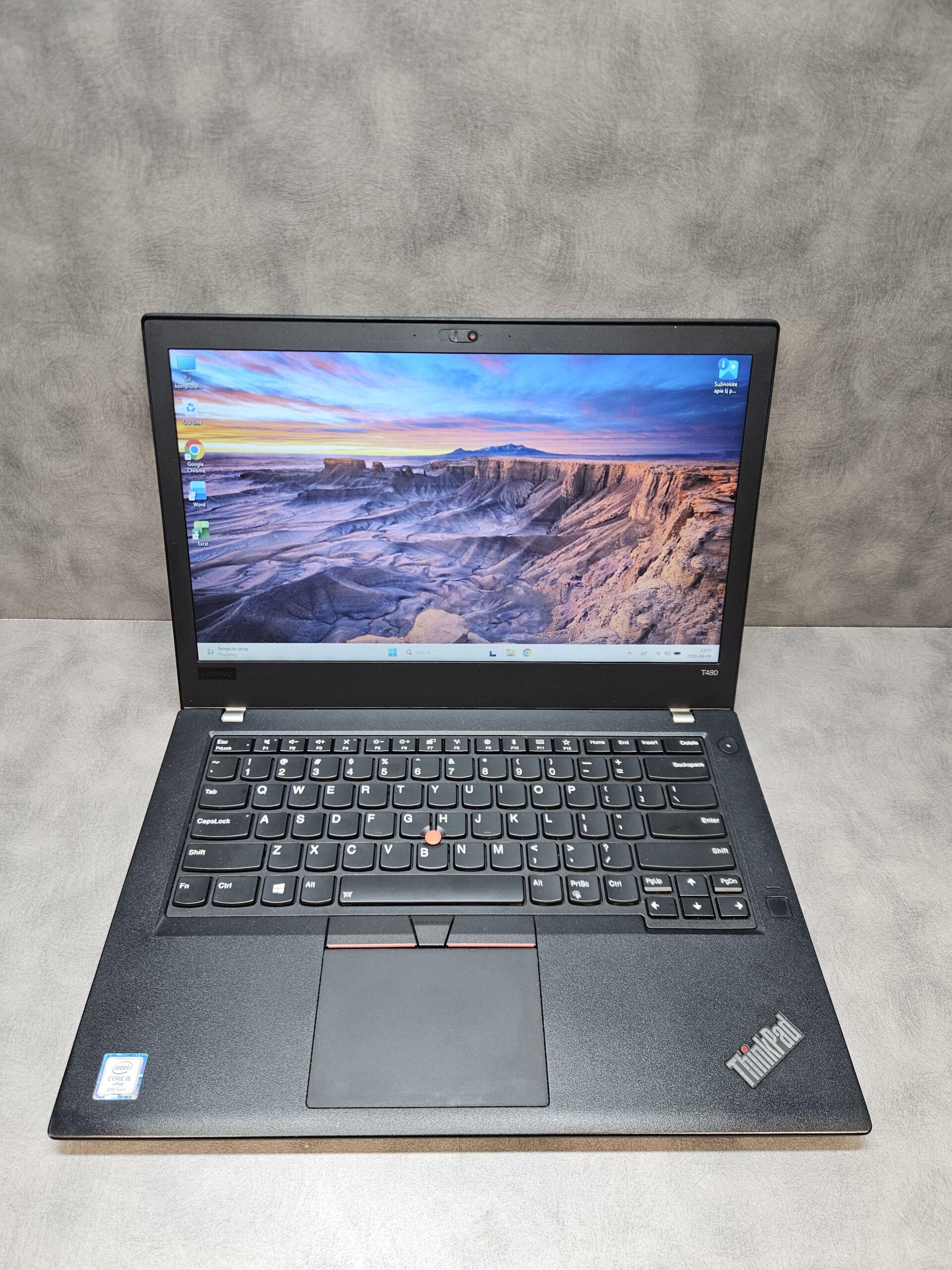 Lenovo ThinkPad T480 | 14" FHD | i5-8350U | 16GB | SSD 256 GB