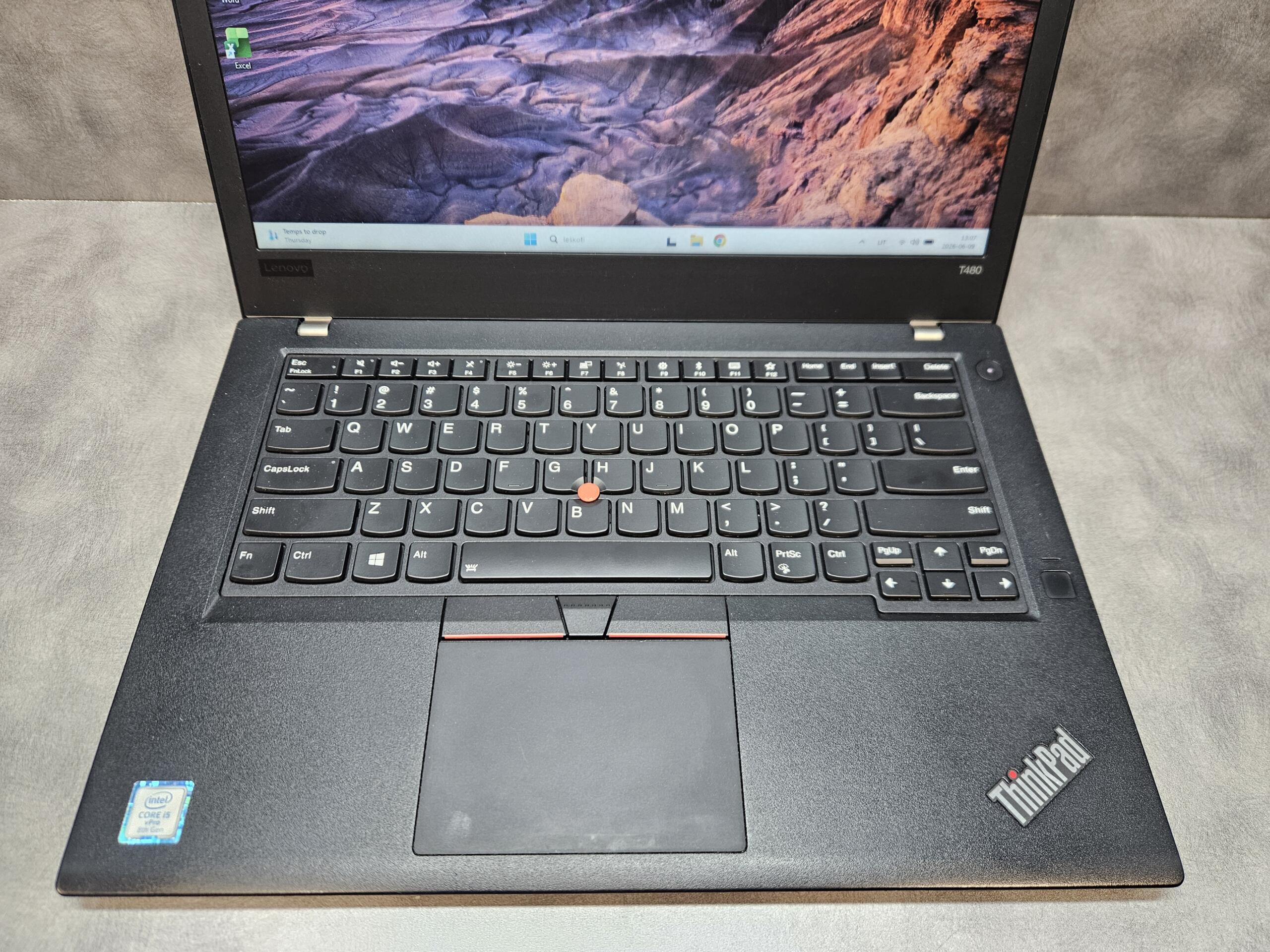 Lenovo ThinkPad T480 | 14" FHD | i5-8350U | 16GB | SSD 256 GB - Image 2
