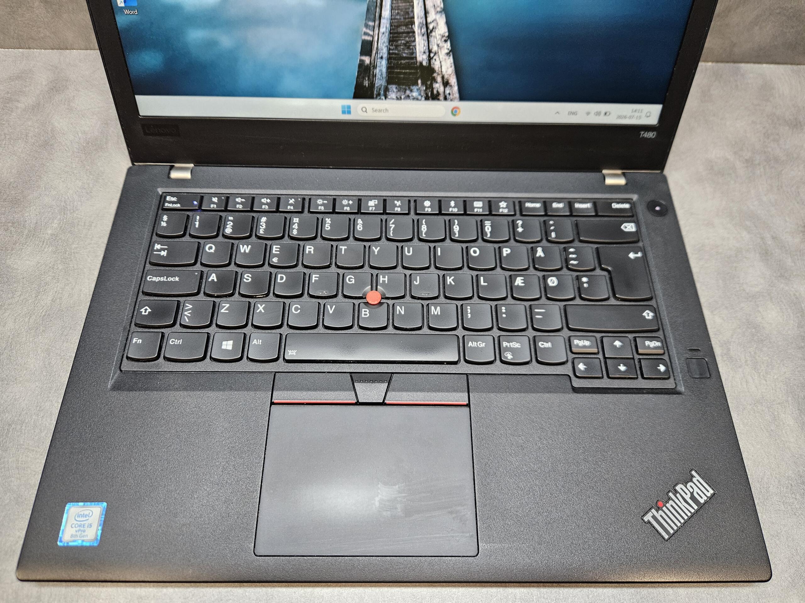Lenovo ThinkPad T480 | 14.0"FHD IPS TOUCH | i5-8350U | 16GB | SSD 256 GB - Image 2