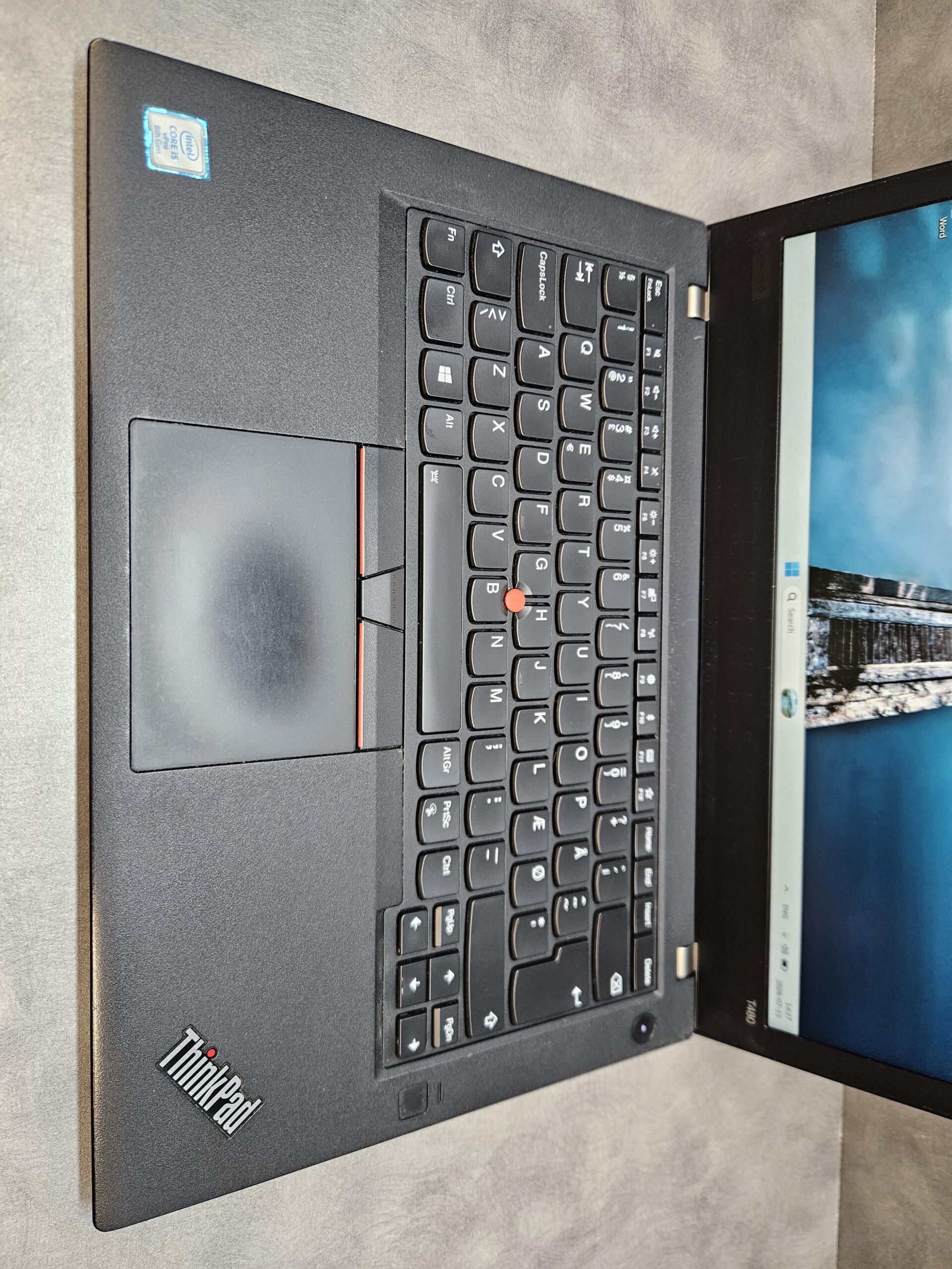 Lenovo ThinkPad T480 | 14.0"FHD IPS TOUCH | i5-8350U | 8GB | SSD 256 GB - Image 2