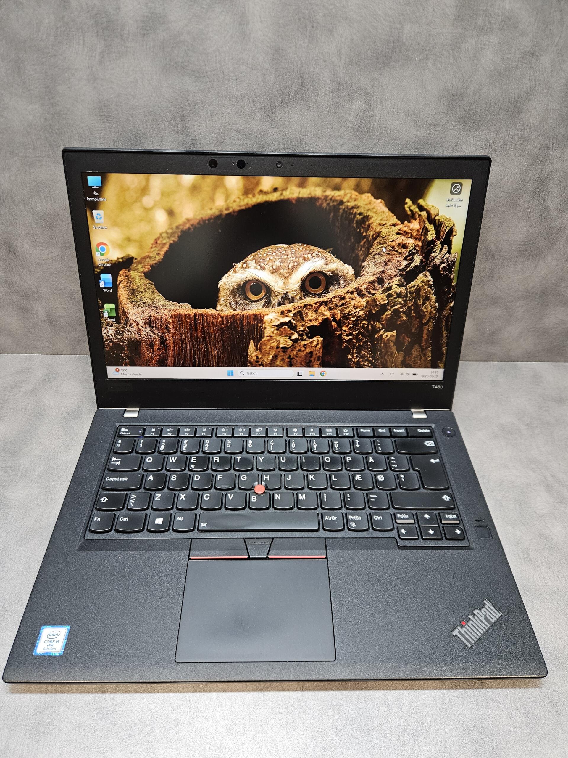 Lenovo ThinkPad T480 | 14" FHD IPS Touch | i5-8350U | 8GB | SSD 256 GB - Image 2