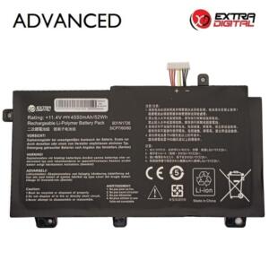 Nešiojamo kompiuterio baterija ASUS B31N1726, 4550mAh, Extra Digital Advanced