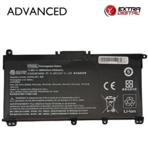Nešiojamo kompiuterio baterija HP TF03XL, 3400mAh, Extra Digital Advanced
