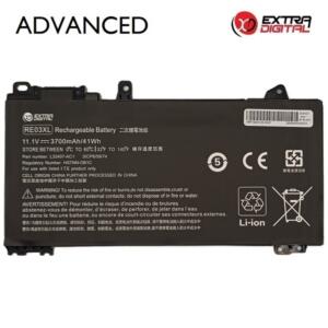 Nešiojamo kompiuterio baterija HP RE03XL, 3700mAh, Extra Digital Advanced