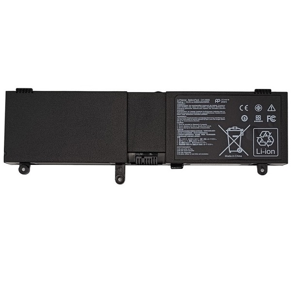 Nešiojamo kompiuterio baterija ASUS C41-N550, 59Wh, 4000mAh, Power Plant